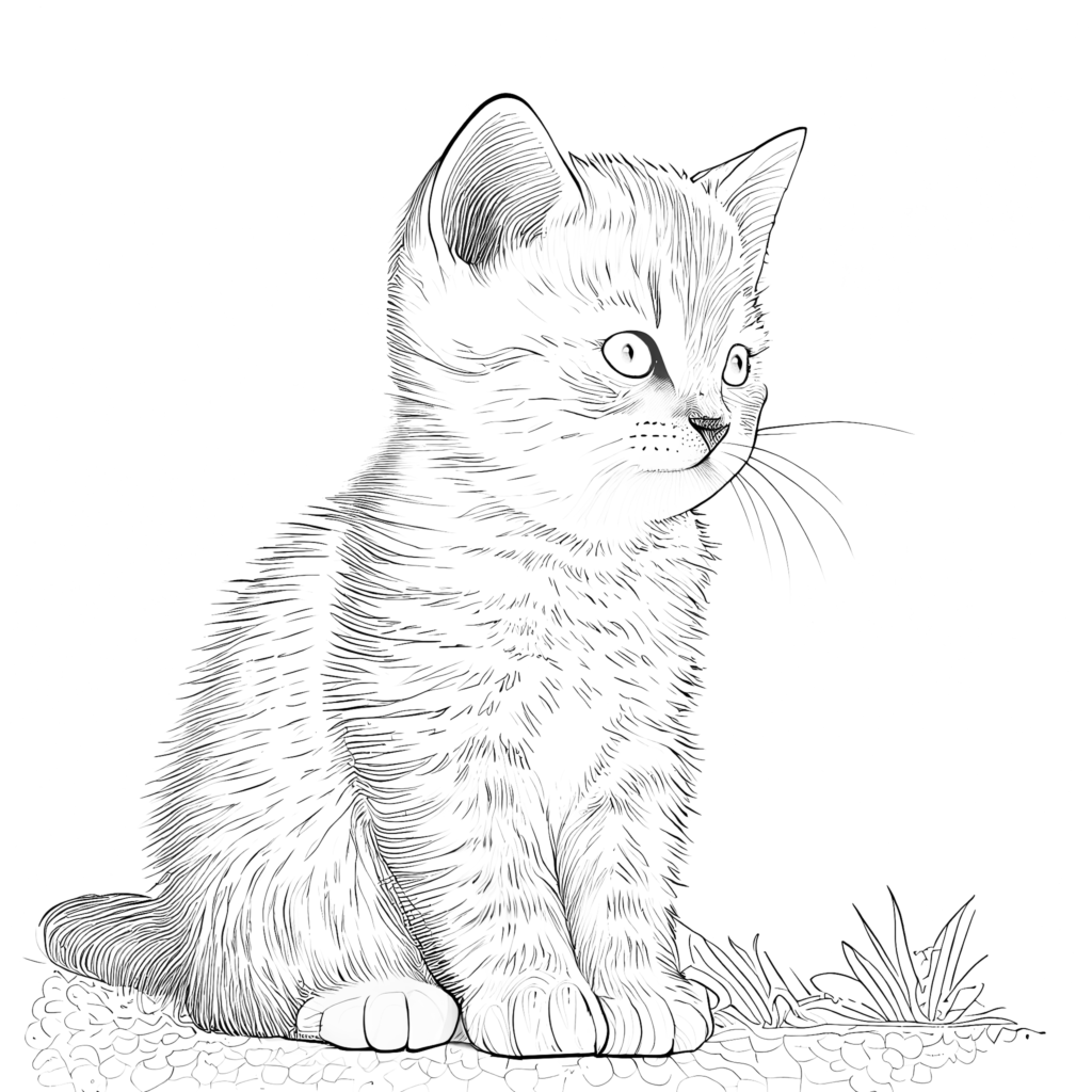 Ausmalbilder Katzen – Vorlagen zum Ausdrucken