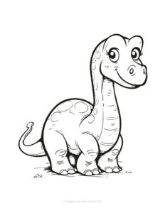 Ausmalbilder Dinosaurier – Vorlagen zum Ausdrucken