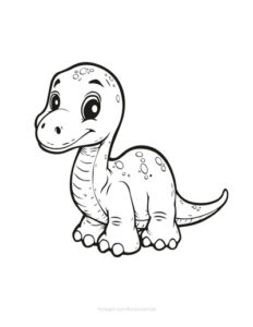 Ausmalbilder Dinosaurier – Vorlagen zum Ausdrucken